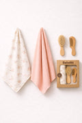 Baby Wendedecke Set mit Pflegekämmen Flowers