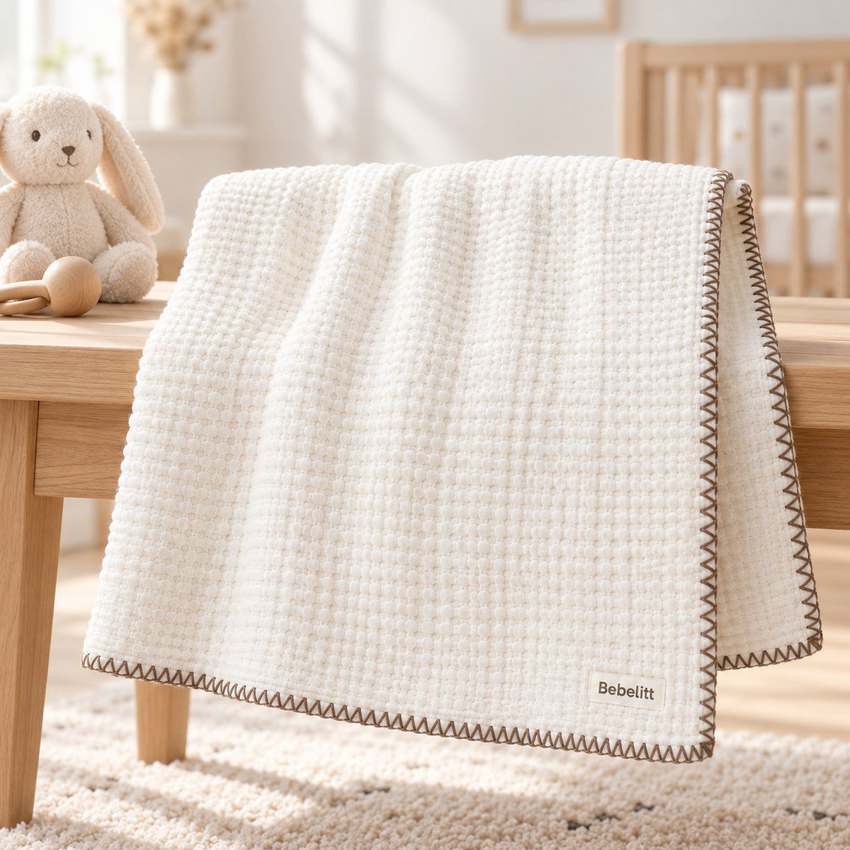 Babydecke Weiss – Kinderzimmer