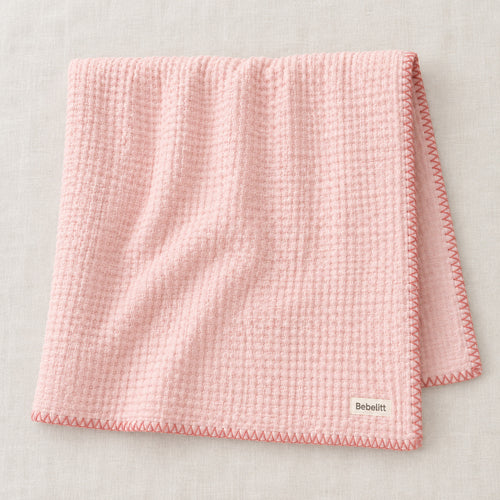 Babydecke Rosa – Flatlay