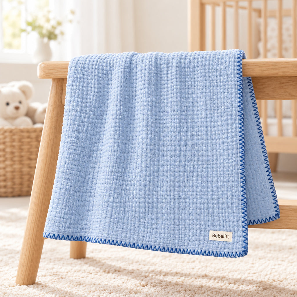 Babydecke Blau – Kinderzimmer