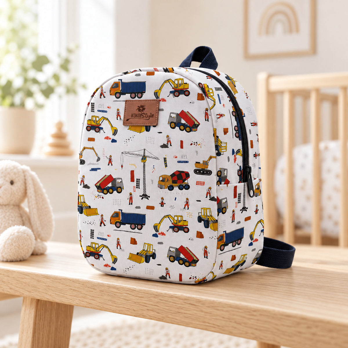 Kinderrucksack Baustellenfahrzeuge – Kinderzimmer