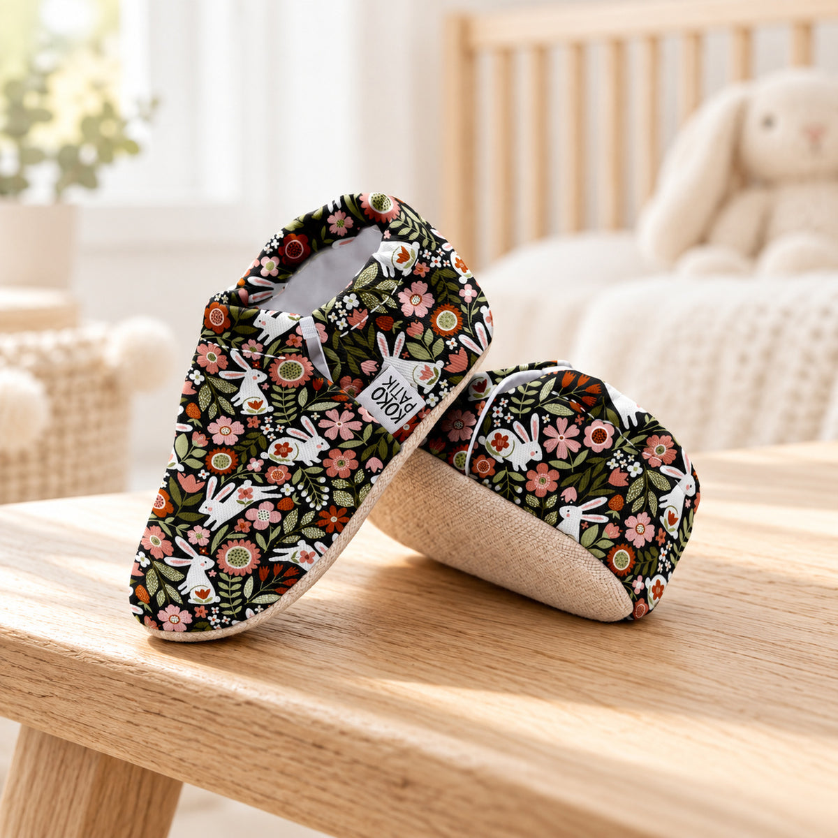 Finken Blumen und Hasen – Kinderzimmer